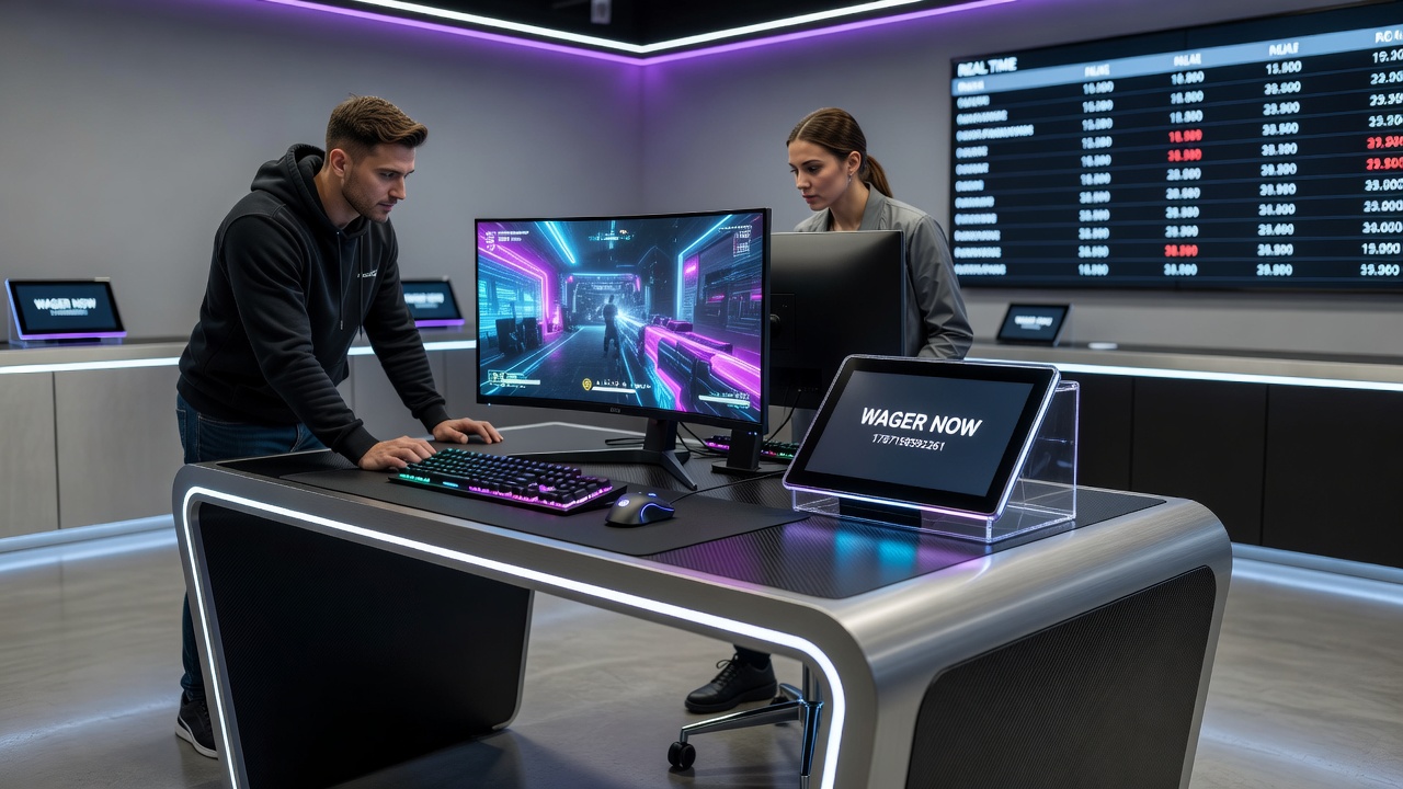 Mobile gaming and wagering interfaces with transaction flows