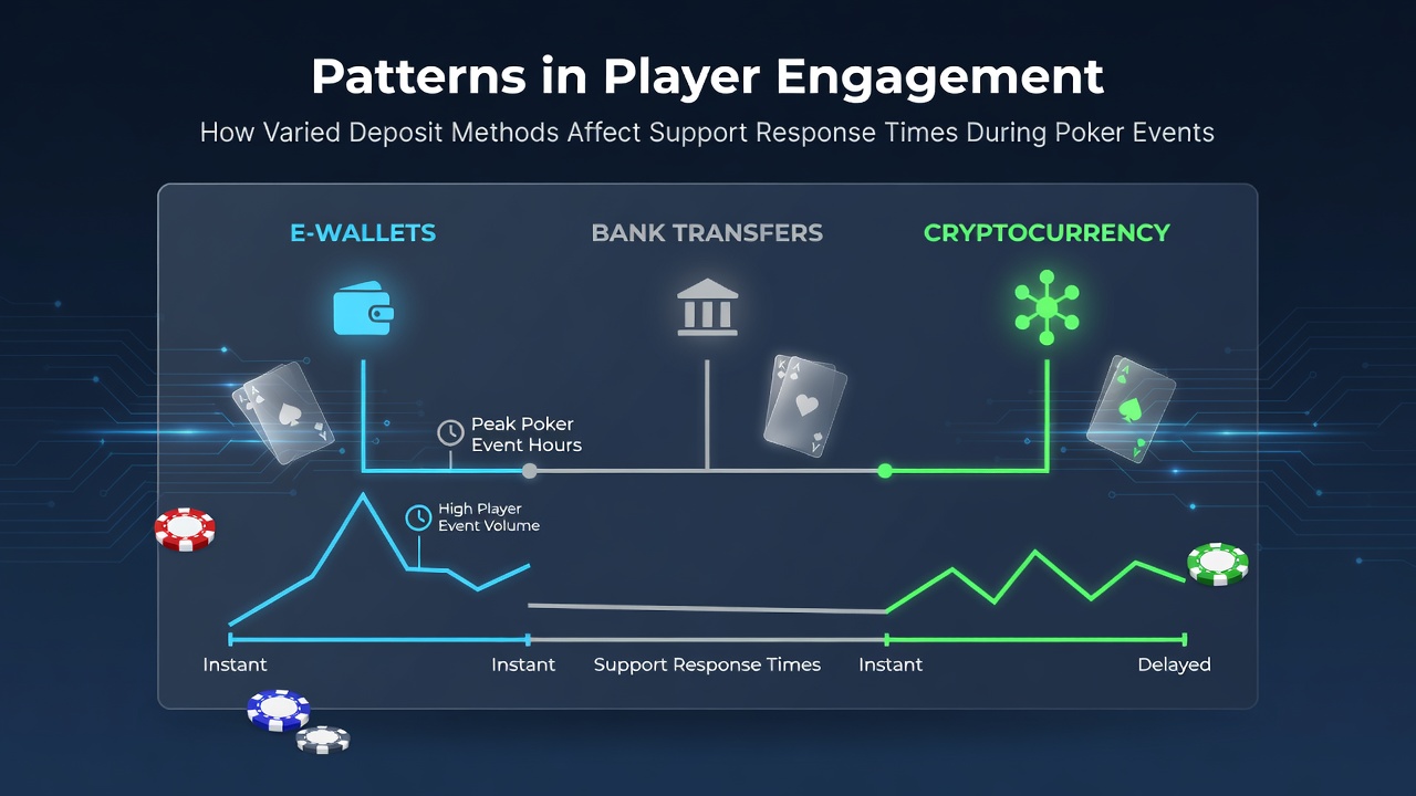 Overview of poker tournament interfaces showing deposit options and support chat integrations during live events