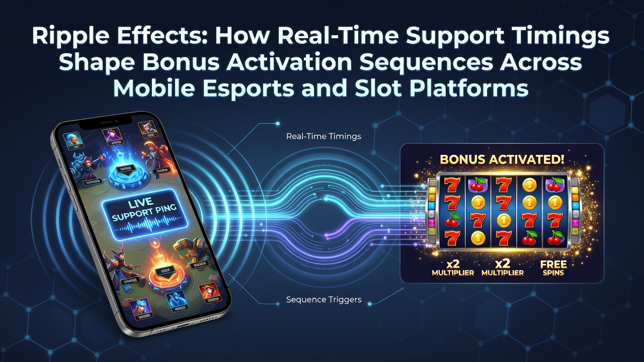 Mobile esports player checking bonus activation on smartphone during live tournament
