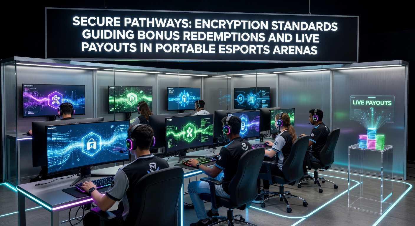 Secure encryption pathways visualized in mobile esports betting environments with data streams and digital shields