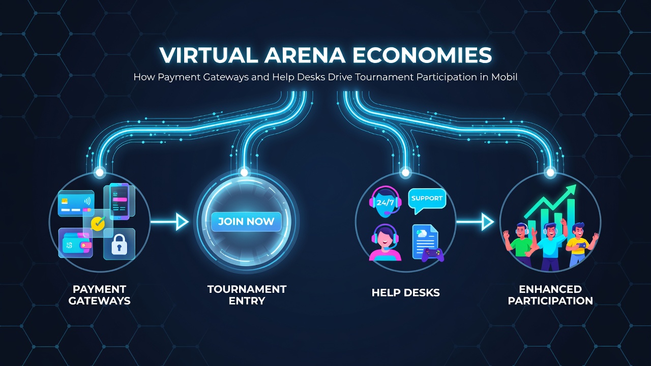 Support dashboard coordinating payment verification for mobile tournament users