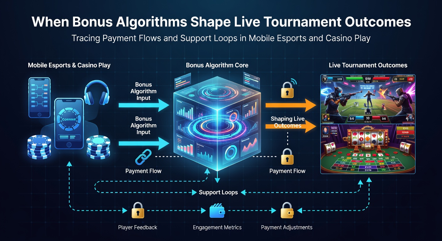 Mobile esports tournament interface showing real-time bonus allocations and payment transaction logs on smartphone screens